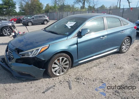 2015 Hyundai Sonata Sport из США, поврежденный, VIN 5NPE34AF0FH085313